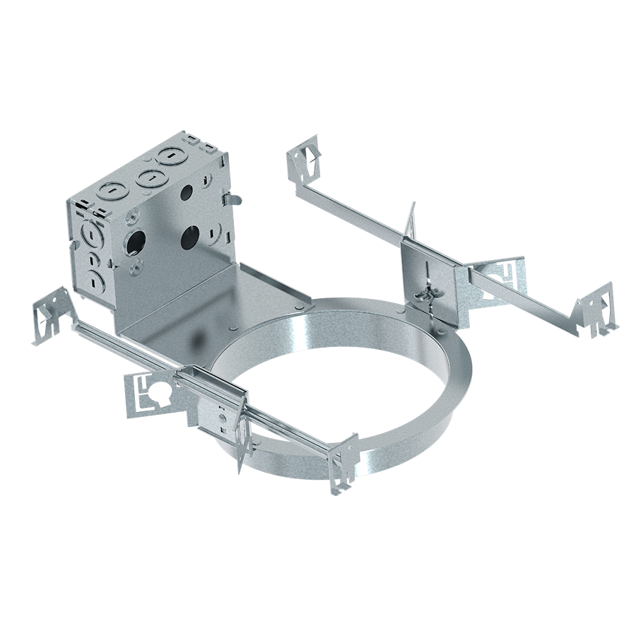RAB Lighting Rough-In Plate for 8" Commercial Downlights, DLFRAME-C8R