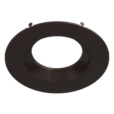 RAB Lighting Round Baffle Trim Insert for 6" Retrofit Downlights, Bronze, DLTRIM-R6RB-BRZ