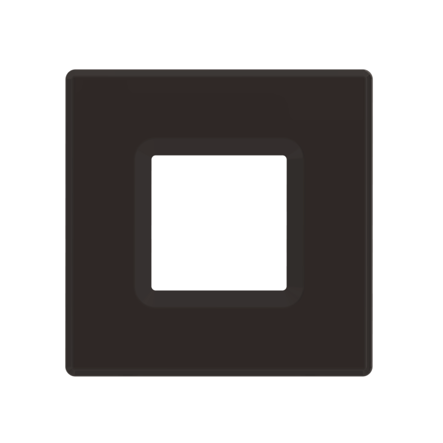 RAB Lighting WAFER 4 In. Square Trim, Baffle, Bronze, DLTRIM/WFRL4S-BRB