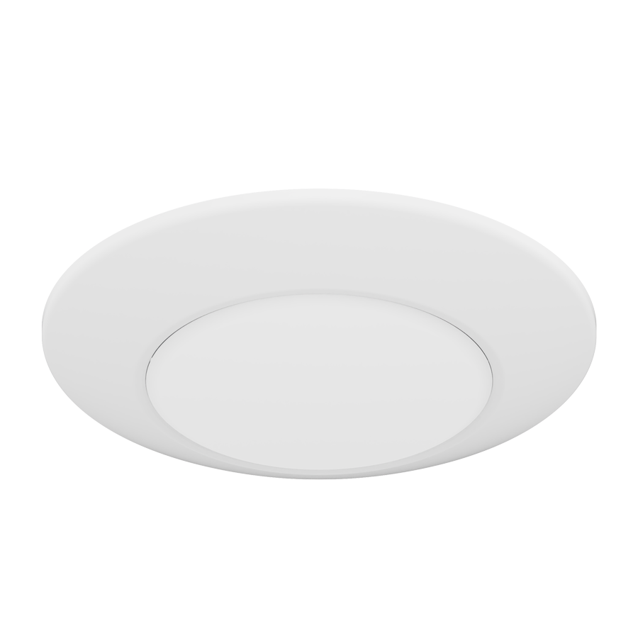 RAB Lighting 14 Watt 4" Round Economy LED Surface Mount, 3000K, 1,000 Lumens, 120V, DSK34-4R14930120WS