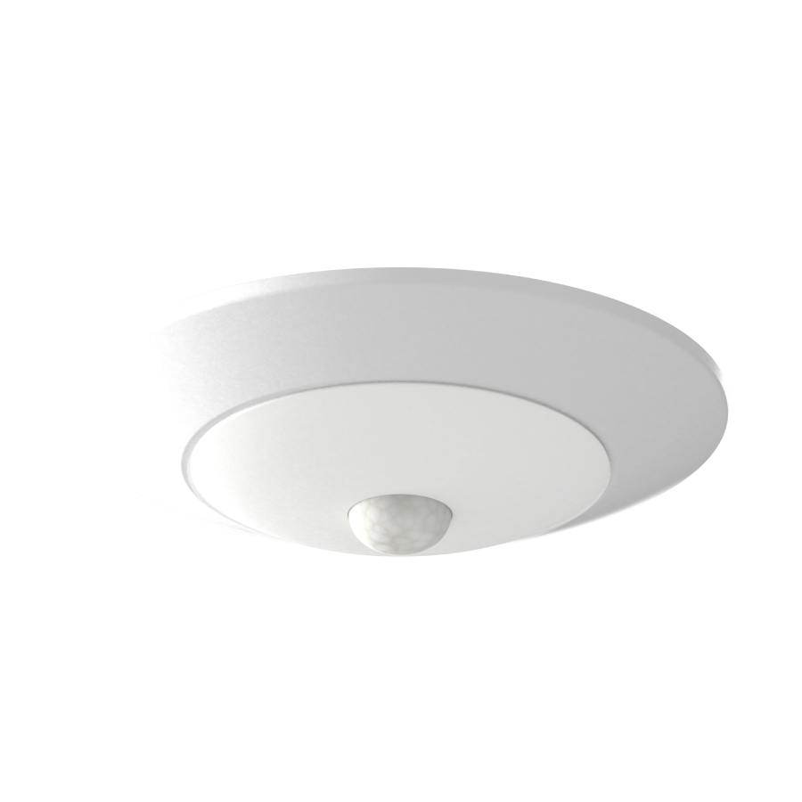 RAB Lighting 10 Watt 4" LED Surface Mount, PIR Occupancy Sensor, CCT Selectable, 600 Lumens, 120V, DSKFA-4R109CCT120WS-PIR