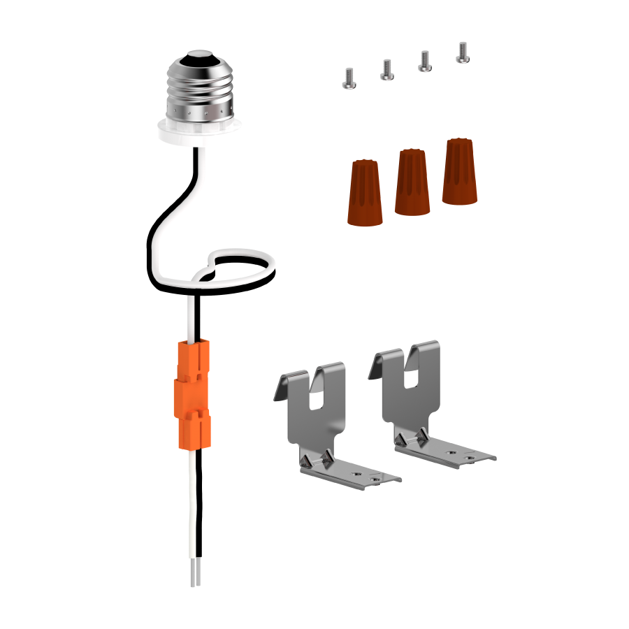 RAB Lighting Recessed Housing Mounting Kit for 6" DSK Series LED Surface Mounts, DSKFA6-PIR-ACC