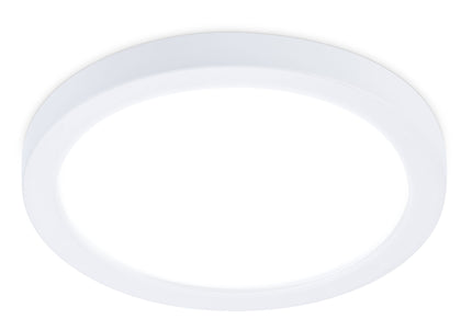 Signify Lightolier 5 Inch Round Surface Mount LED Dual Select Downlight, SD5R7ESCT1W