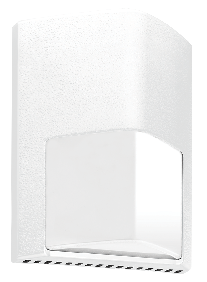 RAB Lighting 12 Watt LED Wall Pack, 4000K, 982 Lumens, 120-277V, White, ENTRA12NW