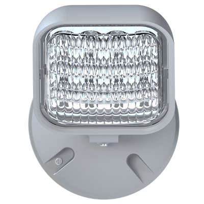 RAB Lighting Emergency Outdoor Remote LED Single Head, Grey, EREMOTEOUT-1
