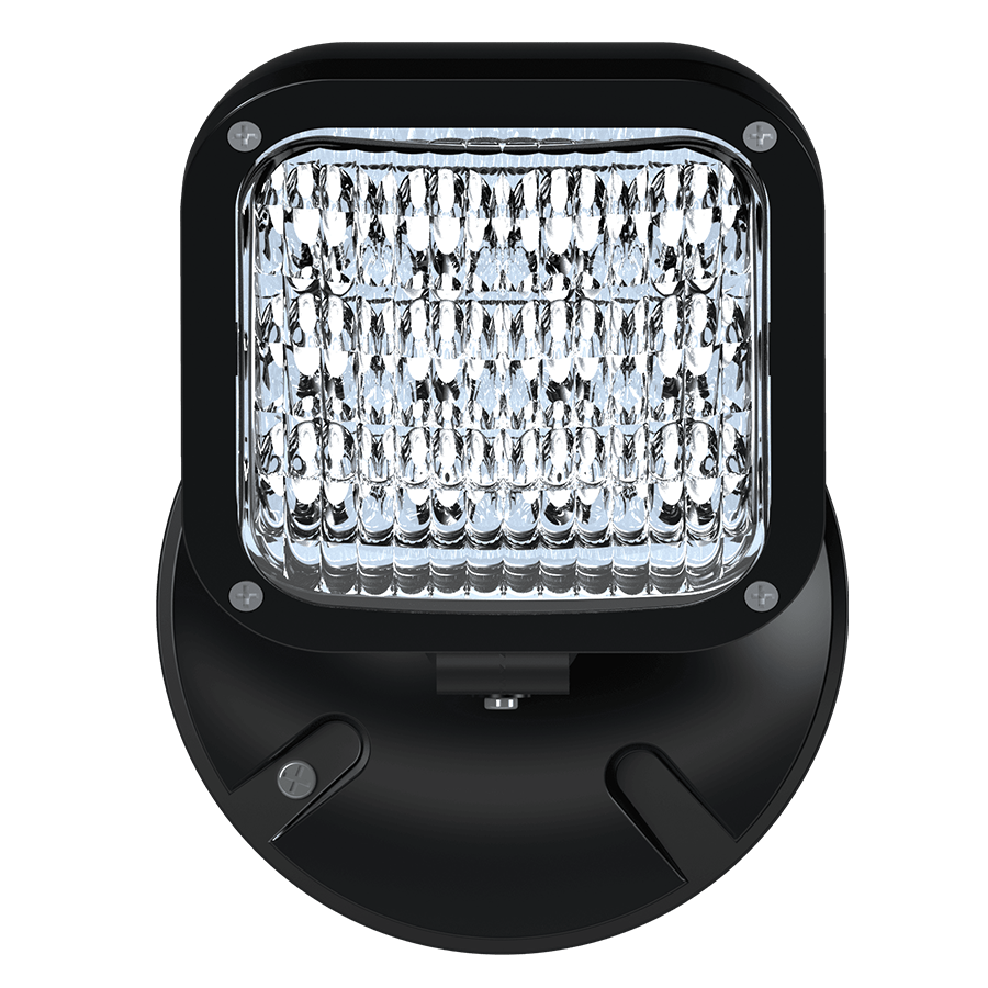 RAB Lighting Emergency Outdoor Remote LED Single Head, High Lumen, Black, EREMOTEOUT-1HB