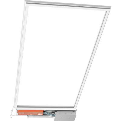 RAB Lighting Frame Light 2X4, 50/45/40/35/30W, CCT Selectable, Battery Backup, White, FR2X4/E