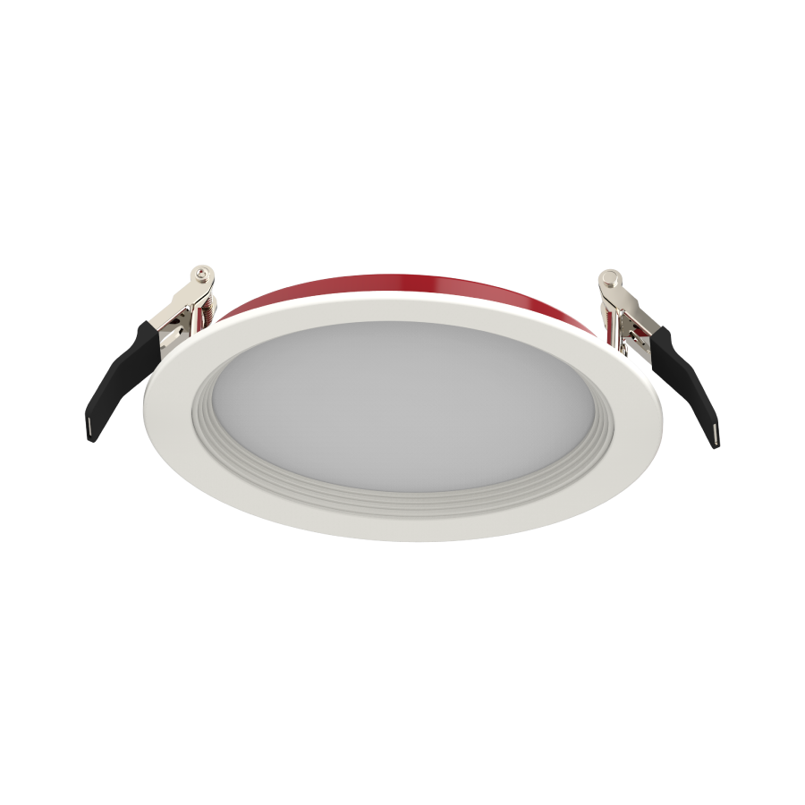 RAB Lighting 6" Fire Rated LED Wafer Downlight, Baffle Trim, CCT Selectable, 1,330 Lumens, 120V, FWAFER6B