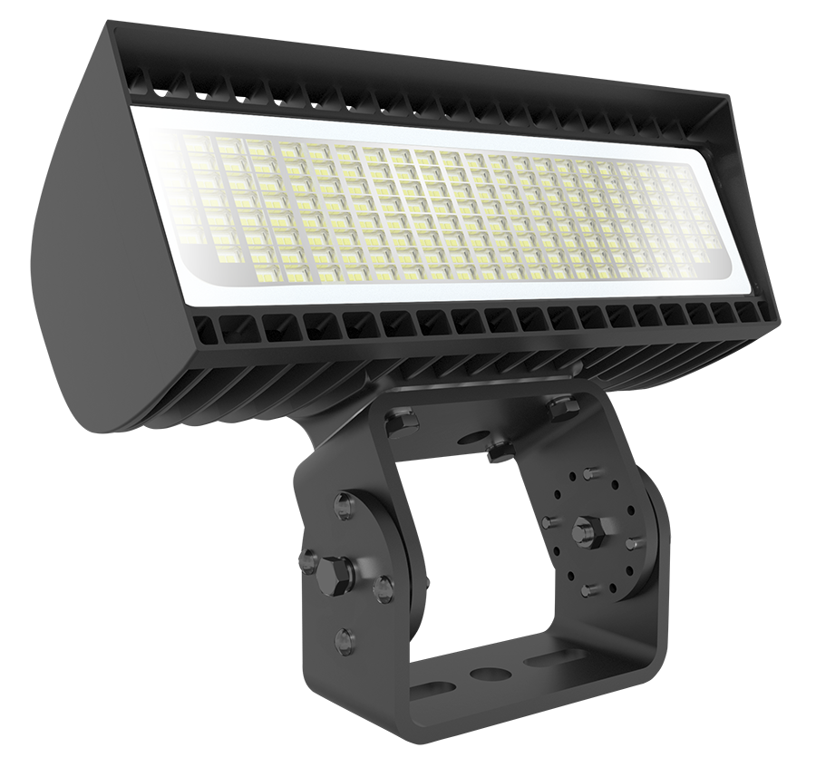 RAB Lighting FXLED LED Flood Light, Trunnion Mount, CCT Selectable, 5,797 thru 11,887 Lumens, 120-277V, Bronze, FXLEDXST