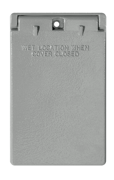 RAB Lighting Spring Loaded Outdoor Cover Vertical, GFI-V
