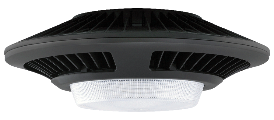RAB Lighting GLED Garage Light, 78W, 5100K, 120-277V, Bi-Level, Bronze, GLED78/BL