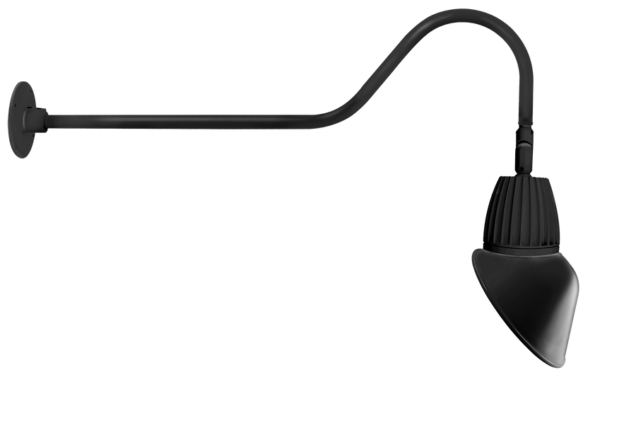 RAB Lighting 13W LED Gooseneck Barn Light, 4000K, GN2LED13NAC11B