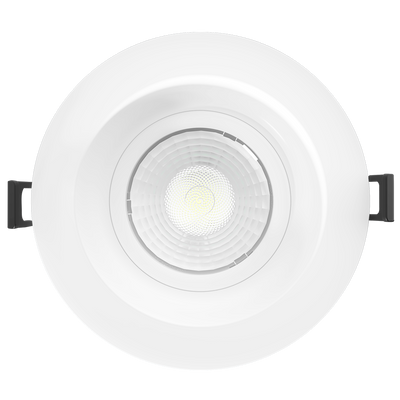 RAB Lighting 4" 15 Watt Regressed Gimbal LED Downlight, CCT Selectable, 120V, GR4