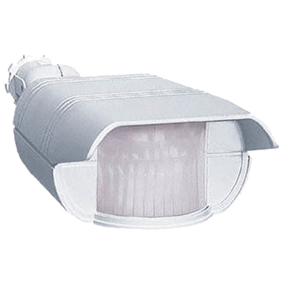 RAB Lighting Gotcha! Outdoor Motion Sensor, 110º Detection, 120-277V, White, GT500W