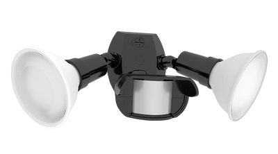 RAB Lighting GOTCHA Sensor + PAR LED Lamp Kit, CCT Selectable, 38W, 3,600 Lumens, 120-277V, Black, GT500R/L