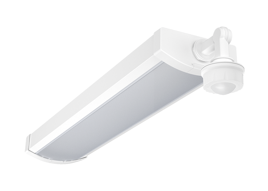 RAB Lighting GUS17 24" LED Surface Wrap, CCT Selectable, 1,798 thru 2,974 Lumens, 120-277V, PIR Occupancy Sensor, Battery Backup, GUS17-2/PIR/E