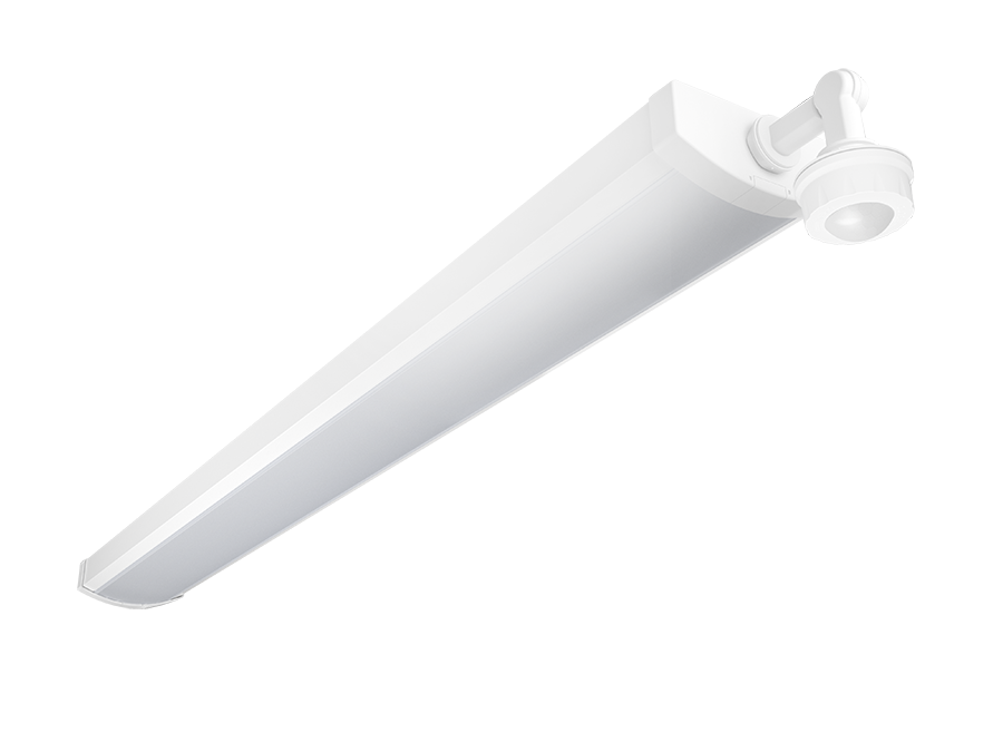 RAB Lighting GUS17 48" LED Surface Wrap, CCT Selectable, 3,662 thru 5,873 Lumens, 120-277V, PIR Occupancy Sensor, GUS17-4/PIR