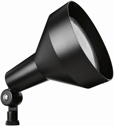 RAB Lighting 150 Watt Max Bell Flood Light, PAR38, 120V, Black, H101B