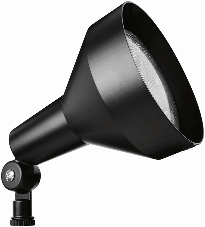 RAB Lighting 150 Watt Max Bell Flood Light, PAR38, 120V, Black, H101B