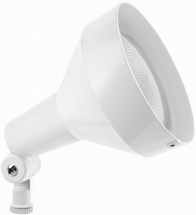 RAB Lighting 150 Watt Max Bell Flood Light, PAR38, 120V, White, H101W