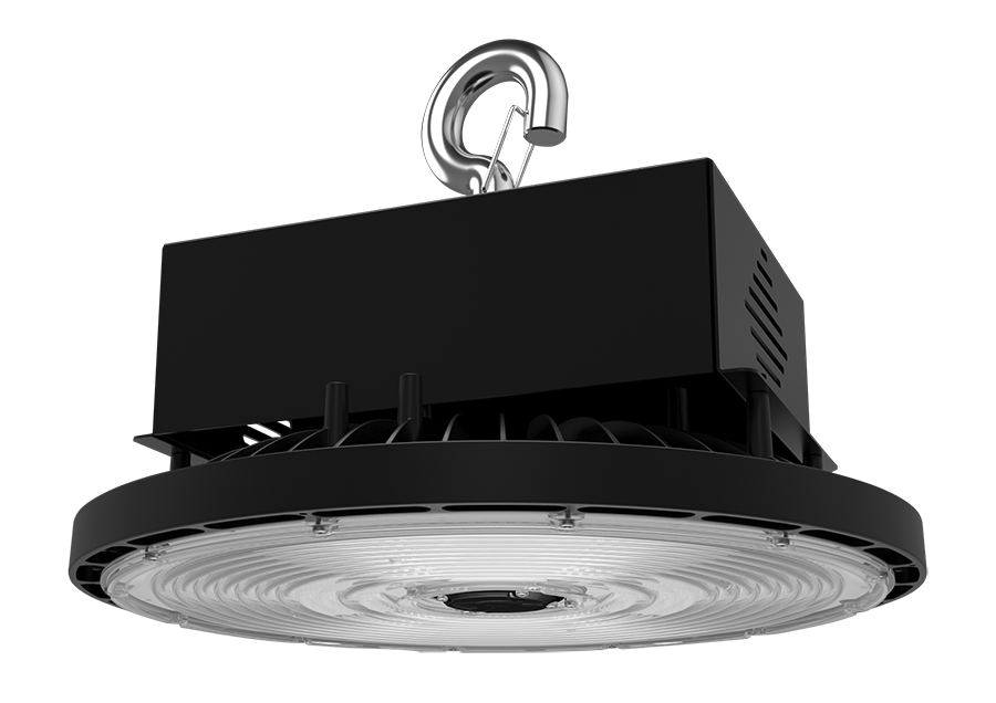 RAB Lighting H17 UFO LED High Bay, 300 | 400 | 500W, CCT Selectable, 48,951 thru 78,763 Lumens, 480V, Black, H17XXLB/480