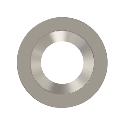 RAB Lighting 4" Brushed Nickel / Smooth Reflector Trim for HA4 LED Downlights, HAT4RBN