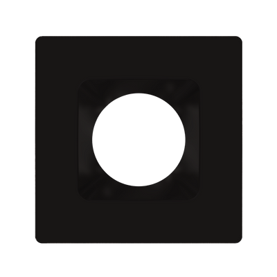 RAB Lighting 6" Square Black / Smooth Reflector Trim for HA6 LED Downlights, HAT6SB