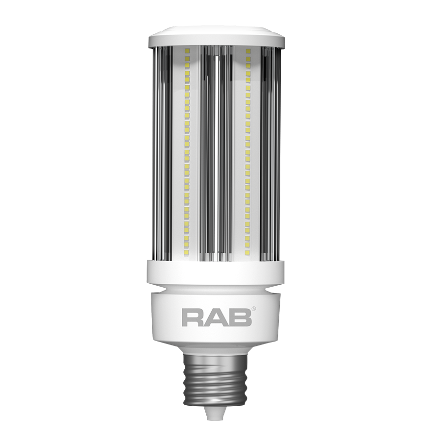 RAB Lighting HID Replacement Lamp, 54W, 5000K, CRI 80, EX39 Base, Ballast Bypass, Post Top, HID-50-EX39-850-BYP-PT-ECO