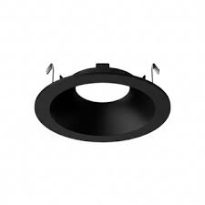 DMF Lighting H-Series 4” Round Trim black, H4TRSBK