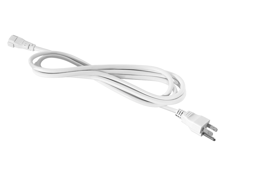 RAB Lighting 72" KNOOKFA Fixture-to-Outlet Cable, White, KCPW