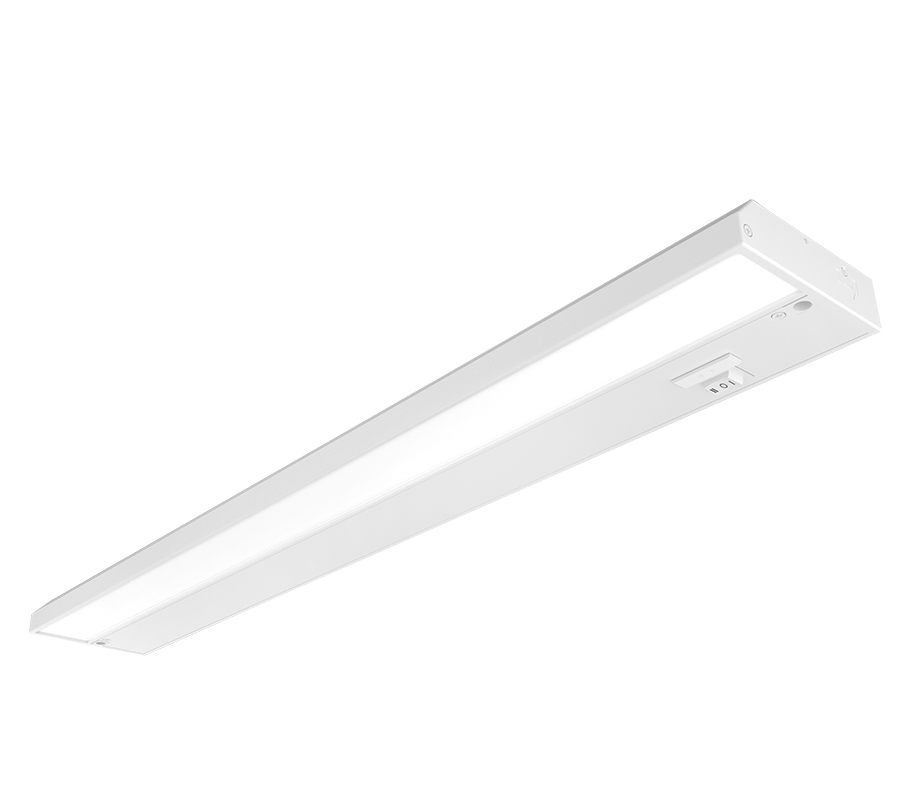 RAB Lighting 13 Watt 24" KNOOKFA LED Under Cabinet Light, CCT Selectable, 120V, White, KNOOKFA24W