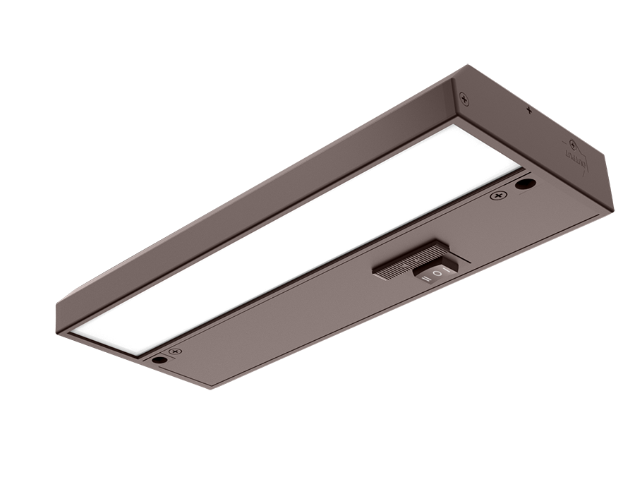 RAB Lighting 4 Watt 8" KNOOKFA LED Under Cabinet Light, CCT Selectable, 120V, Brown, KNOOKFA8