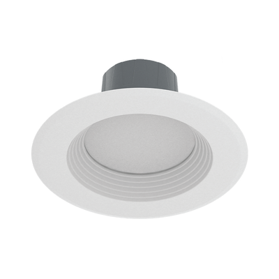 RAB Lighting 6" 11 Watt Lightcloud Blue LED Retrofit Downlight, 27K thru 65K, 880 Lumens, 120-277V, LCBR6R119TW120WB-SS-NS