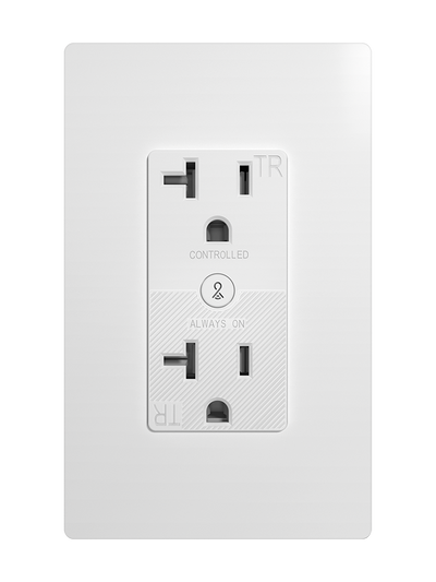 RAB Lighting LightCloud LC Outlet, White, LCOUTLET/W