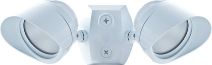 RAB Lighting BULLET Dual Head LED Flood Light, 2 x 13W, 5000K, 120V, White, BULLET2X12W