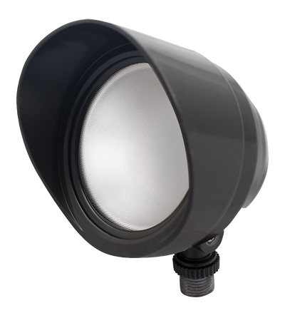 RAB Lighting BULLET LED Flood Light, 12W, 5000K, 120V, Bronze, BULLET12A