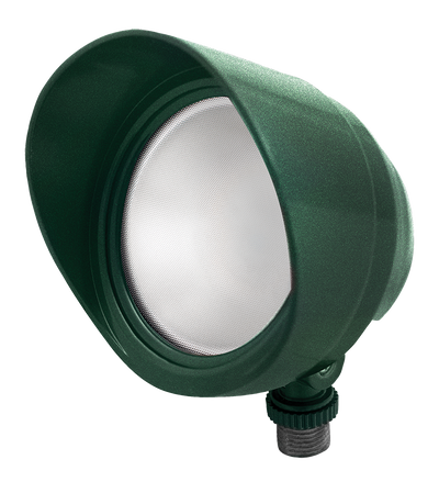 RAB Lighting BULLET LED Flood Light, 12W, 5000K, 120V, Verde Green, BULLET12VG