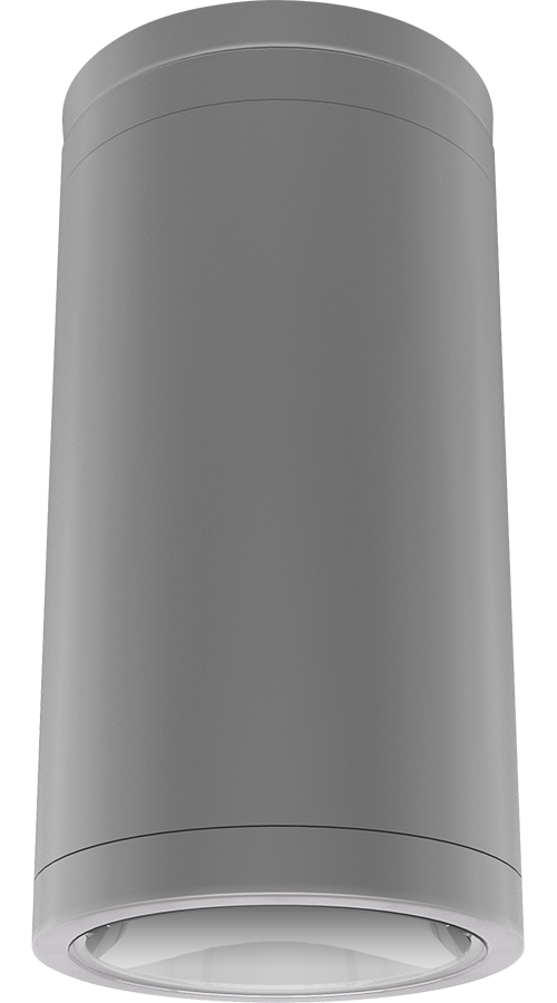 RAB Lighting CDLED 4 In. Surface Mount Cylinder, 20W, 3000K, CRI90, Matte Silver, CDLED4S-20W-80D930-S