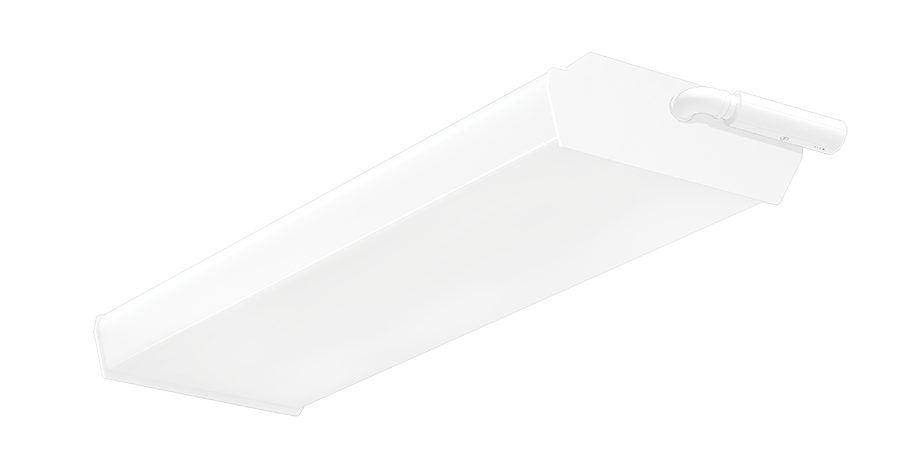 RAB Lighting GUS2, 25W, 4000K, 0-10V Dimming, 2 Ft., White, LightCloud Controller, GUS2-25NW/D10/LC