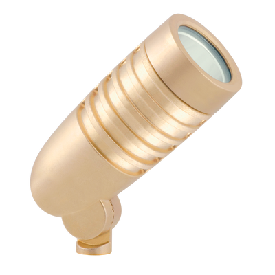 RAB Lighting 5W LED Landscape Flood Light, 5000K, Brass, LFLED5BR