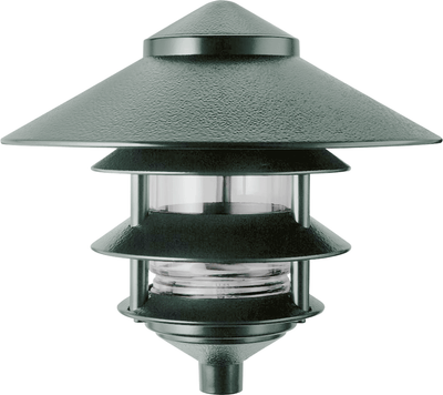 RAB Lighting 100 Watt Max Four Tier Flare Landscape Light, Verde Green, 120V, LL23VG