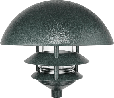 RAB Lighting 75 Watt Max Three Tier Dome Top Landscape Light, Verde Green, 120V, LLD3VG