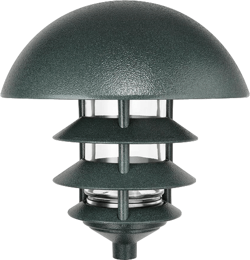 RAB Lighting 100 Watt Max Four Tier Dome Top Landscape Light, Verde Green, 120V, LLD4VG
