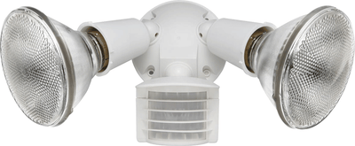 RAB Lighting 300 Watt Max Luminator Security Light 110° Detection, White, LU300W