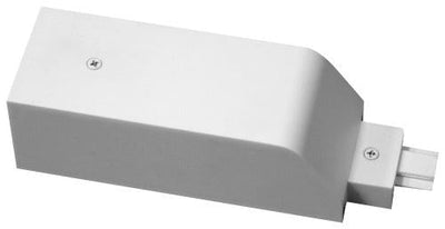 Elco Lighting Mini Track End, 12V, 75W Transformer, White, EP2025W