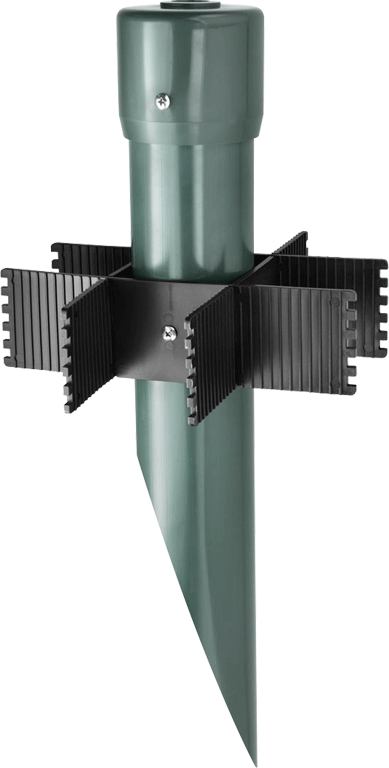 RAB Lighting 19" Mighty Post with PVC Cap, Verde Green, MP19VG
