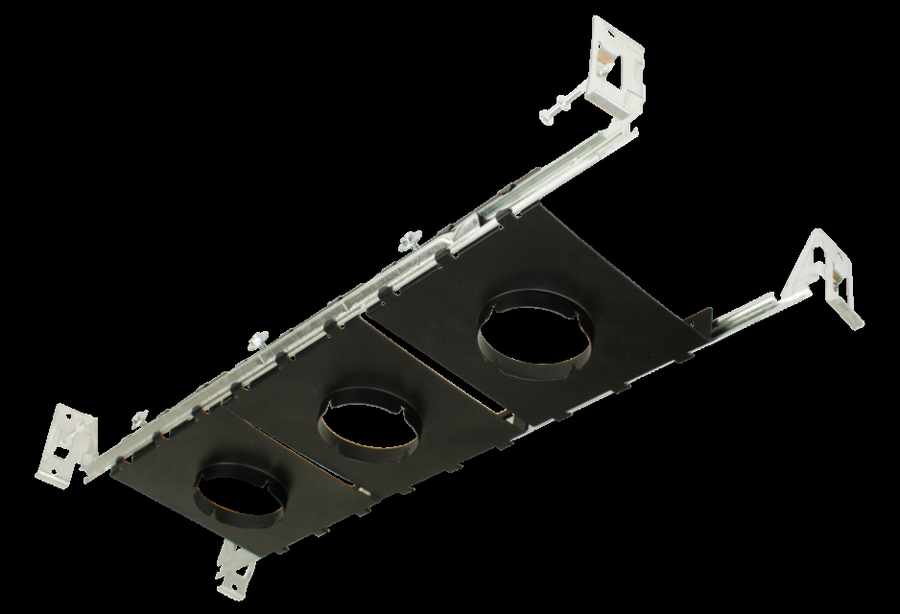Elco Lighting New Construction Frames for Teak Recessed, Set of 3, E2LF1-M3