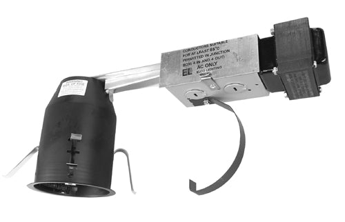 Elco Lighting 3" Low Voltage Airtight Remodel Housing, 12V MR16 Electronic, EL2699REA