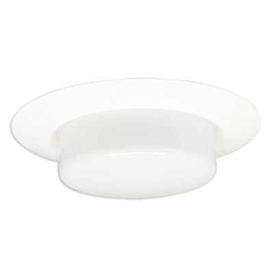 Elco Lighting 6" Acrylic Drop Lens Trim, White, EL319W