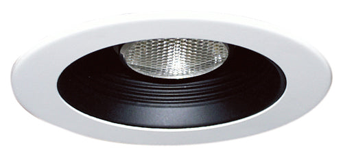 Elco Lighting 4" Baffle Trim with Socket Bracket, 25-30° Tilt, EL995B